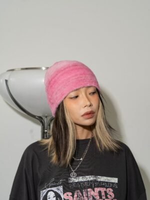 個性漸層毛帽